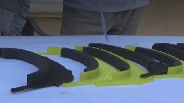 Student robotics team uses 3D printers to make face shields for health care workers