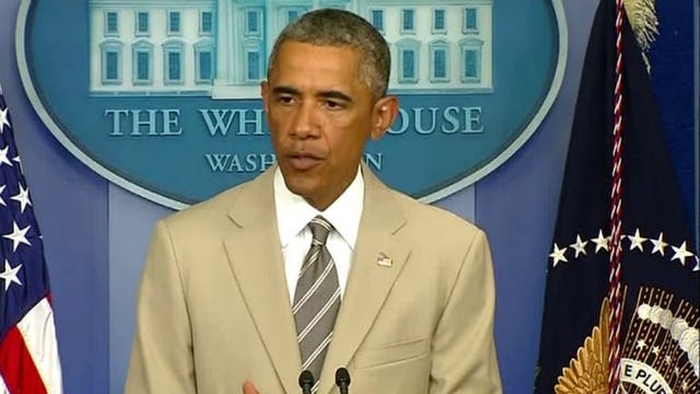 ‘Taupe and change': President Obama’s light-colored suit lit up Twitter