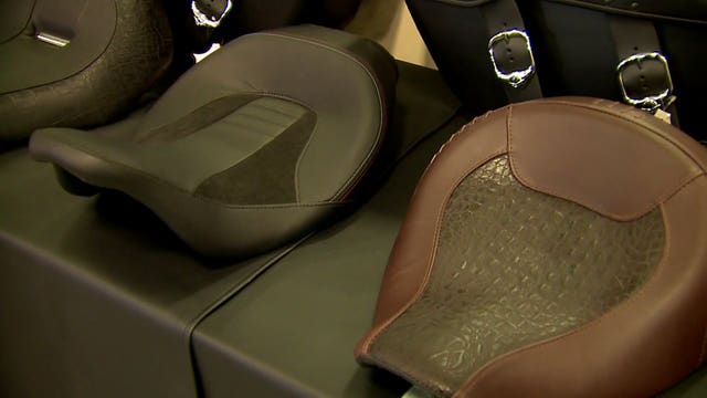 Milwaukee company helps H-D riders customize their bikes; 'sit forward, sit further back, sit a little bit higher'
