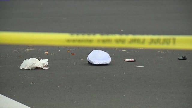 Pedestrian struck by vehicle at Holton and Burleigh; striking vehicle stayed at scene