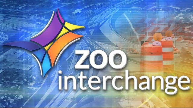 Drivers now have 4 lanes to choose from on I-94 EB heading into the Zoo Interchange