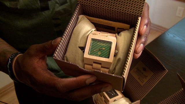 Packers Davante Adams promotes unique, wooden 'The One7' watch: "I want everybody to wear it"