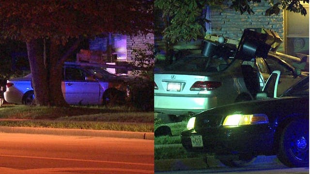 Police: 3 men from Milwaukee arrested after pursuit of stolen Lexus, crash at 68th & Bluemound
