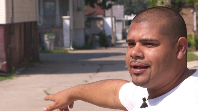 Man hears woman's cries as she's beaten and races to help; he says he was simply "doing what's right"