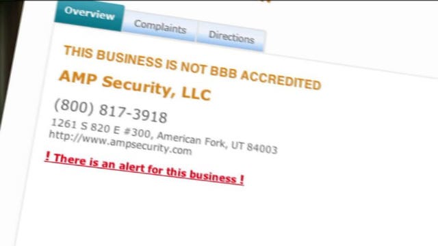 A knock at the door, and you could be taken in a scam! BBB warning of door-to-door security salespeople