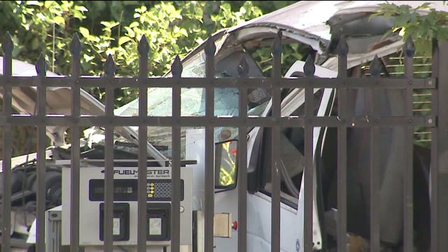 "Shook the building:" Bomb squad detonates tanks after explosion injured 2 at DPW garage