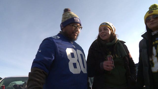 "Nothing like this!" Packers, Giants fans tailgate, celebrate playoff football at Lambeau Field