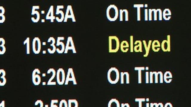 Passengers deal with delays at Mitchell Intl. Airport