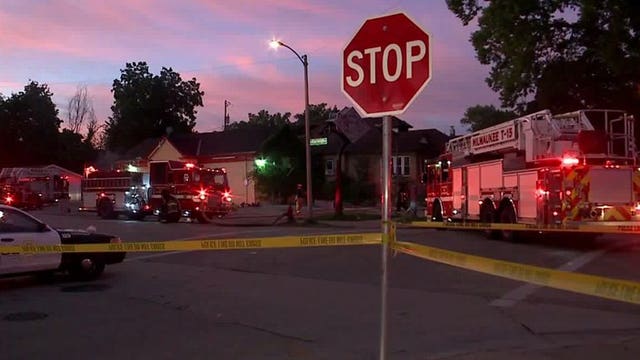 Firefighters battle more than flames during Milwaukee's unrest, say "It's certainly nothing we can't handle"