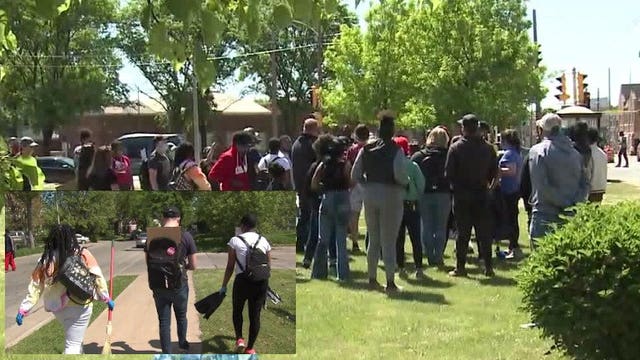 'Cleaning while we march:' Armed with trash bags, volunteers beautified Milwaukee after unrest