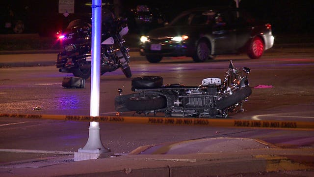 "Sounded like an explosion:" Motorcyclist badly hurt, car's driver arrested for OWI after crash
