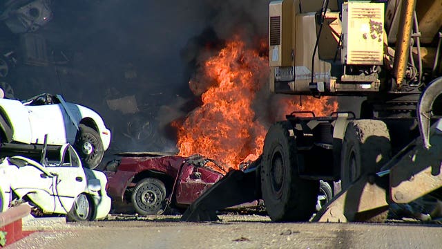 Firefighters called out to 2 morning fires at Milwaukee Iron and Scrap; Covanta Environmental Solutions