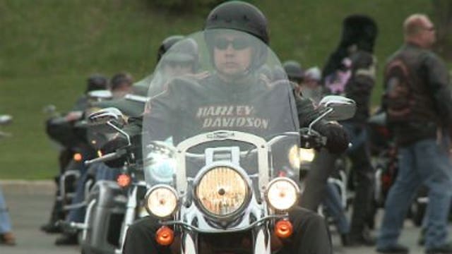 Bikers raise money for families of fallen officers