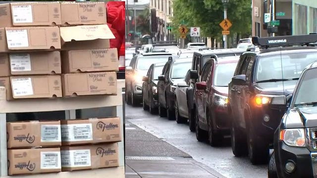 Steak sale caused massive traffic jam, police response in downtown Portland