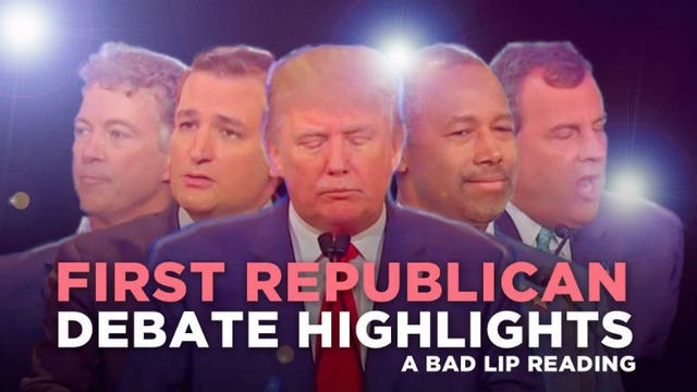 'Bad Lip Reading' takes on the first Republican Debate