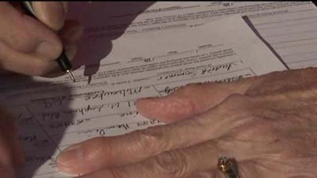 Recall petitioners gather signatures, no intention of turning them in