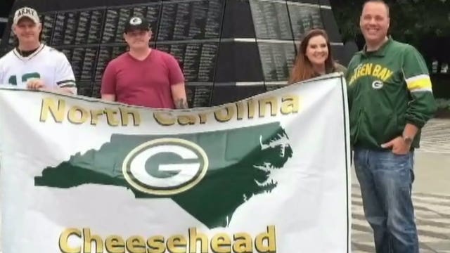 Packers fan who lost banner to Cam Newton gets replacement