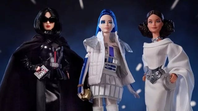 Barbie beams into new 'Star Wars' line