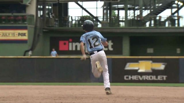 An opportunity to live out a dream: Youngsters play baseball at Miller Park!