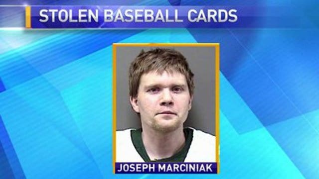 Man charged with armed robbery for allegedly stealing baseball cards