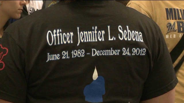 Brewers game commemorates fallen officer Jennifer Sebena