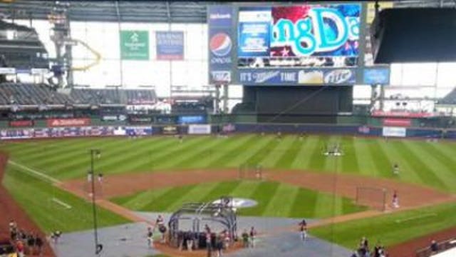 New field welcomes Braves and Brewers for opener