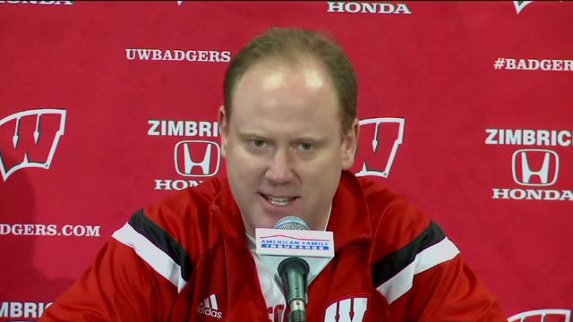 Greg Gard on Badgers' last-second win vs. Xavier: "Last six minutes of the game a microcosm of our season"