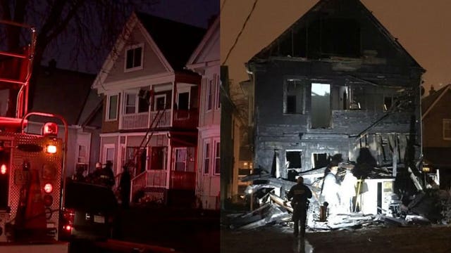 Multiple people displaced following house fire near 11th and Grant