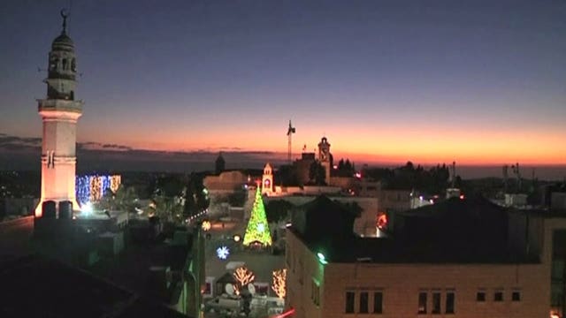 Faithful flock to Bethlehem for Christmas