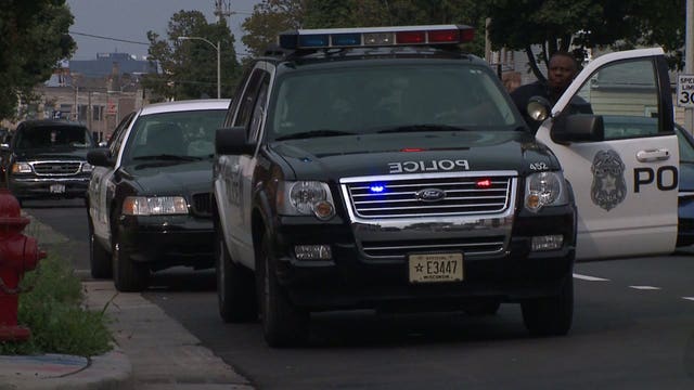 Bicyclist taken to the hospital after being struck by vehicle near Muskego & White Street