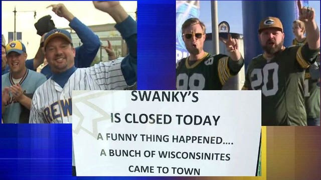 Brewers, Packers fans drink Denver bar dry on game day
