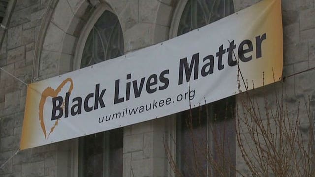 "We want to be part of the solution:" Milwaukee church hangs "Black Lives Matter" sign on building