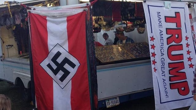 Photo of vendor's Nazi, Trump flags at Pennsylvania fair sparks controversy