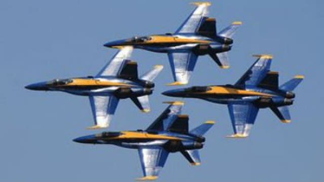Catch a glimpse: Navy's Blue Angels to fly over Milwaukee Wednesday