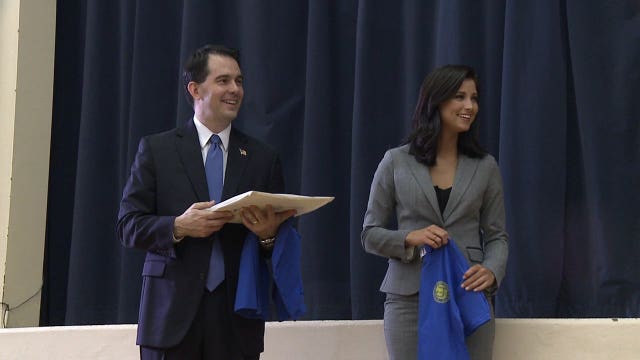 Miss America, Gov. Walker promote new reading program