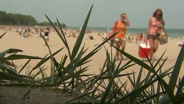 Quieter day on Memorial Day at Milwaukee's lakefront
