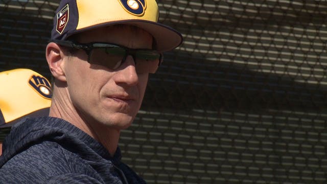 Brewers' Manager Craig Counsell's message to the team: 'The word for me has been connection'