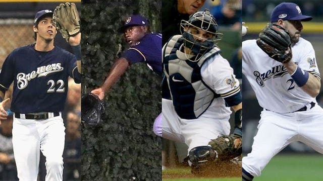 4 Milwaukee Brewers nominated for Gold Glove Award