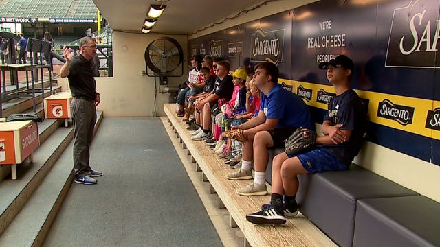 Milwaukee Brewers give kids some 'major league' help going outside, staying active