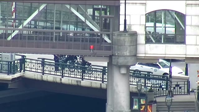 Crash on Wisconsin Avenue damages gate needed to operate bridge