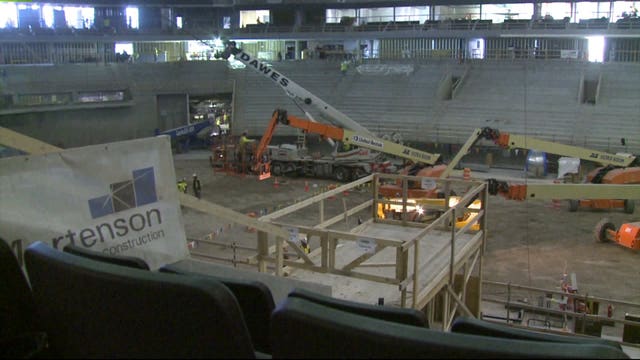 Milwaukee Bucks install 1st seats in new arena: "The view is amazing"