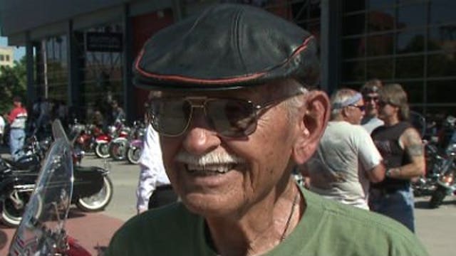 WWII vet celebrates 5-year anniversary of Harley-Davidson Museum