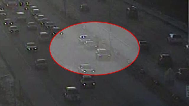 All clear: Two lanes of westbound I-94 temporarily closed at Elm Grove Rd.