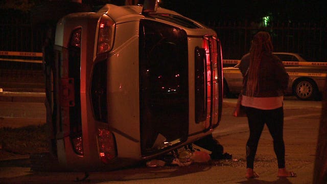 Bar shooting leads to auto extrication near 29th and North; several people injured