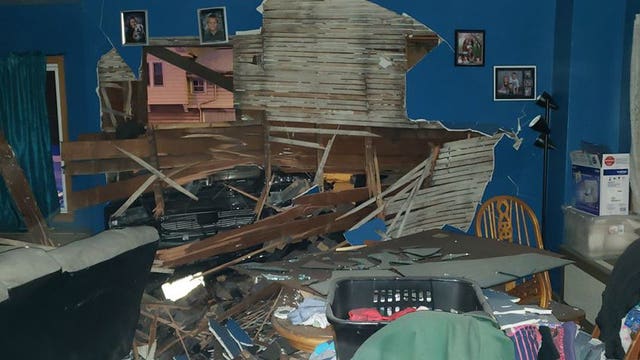 'Lucky to be alive:' Milwaukee family reeling after home ruined by airborne vehicle