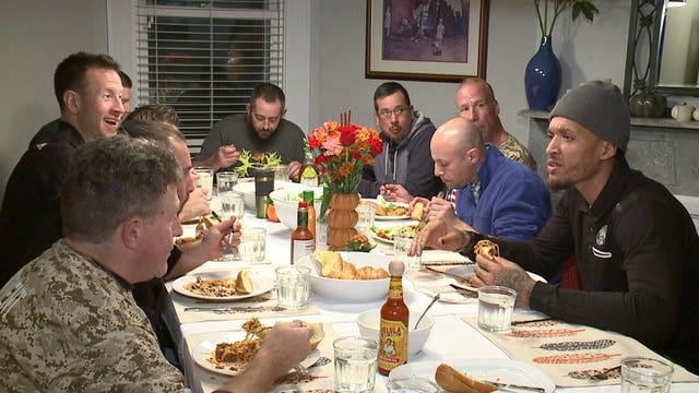 Bucks' Novak, Beasley spend time with veterans, say 'thank you:' "It's special"