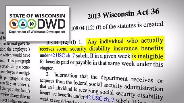 Wisconsin blocks group of people with disabilities from federal unemployment assistance