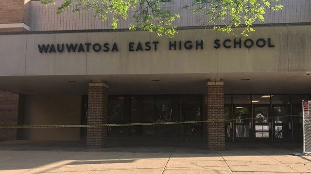 Wauwatosa East High School vandalized, doors and windows broken