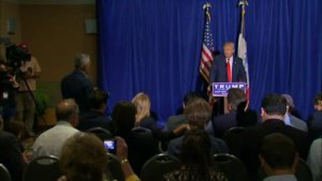 "Go back to Univision:" Donald Trump has Hispanic TV anchor escorted from news conference in Iowa