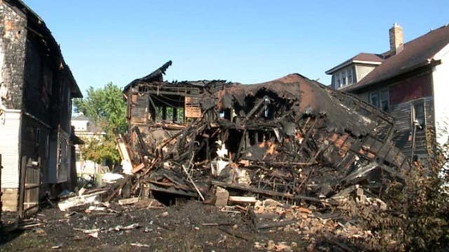 "The embers were coming down:" 2-alarm fire destroys vacant home near 50th & Clarke